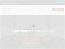 Tablet Screenshot of coveatoverlakeapts.com